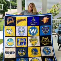 Golden State Warriors Blanket Quilt TN