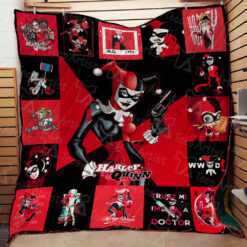 Harley Quinn Lover Blanket Quilt TN