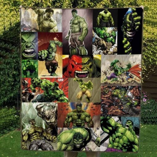 hulk 2 customize quilt blanket 0