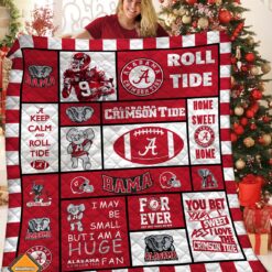 Alabama Crimson Tide 0a Quilt  Blanket Quilt Rze1