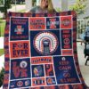 Illinois Fighting Illini 2 Blanket Quilt Rze1