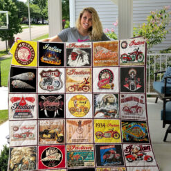 Indian Motorcycles Blanket Quilt Rze2