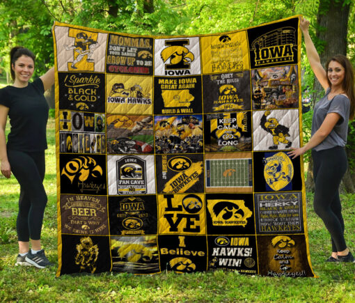 iowa hawkeyes quilt blanket ha1910 fan made 3440 61899 55964