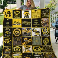 Iowa Hawkeyes 2 Blanket Quilt HD21