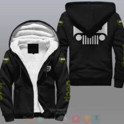 Jeep Black Fleece Jacket Rze2
