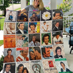 Julio Iglesias Blanket Quilt Rze2