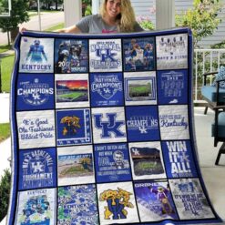 Kentucky Wildcats Blanket Quilt TN