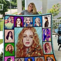 Lana Del Rey 6 Quilt Blanket Rze1