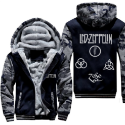 Led Zeppelin Fleece Jacket Rze2