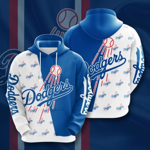 los angeles dodgers hoodie 3d full size up to