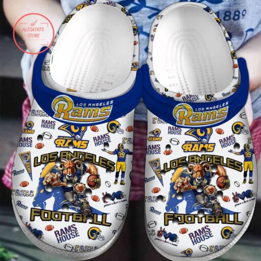 los angeles rams crocs crocband clog 1