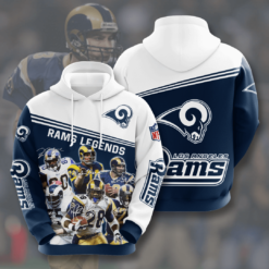 Los Angeles Rams 1 Hoodie Zip Hoodie 3D TN