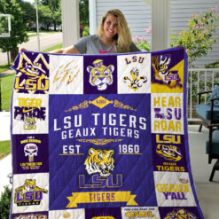 Lsu Tigers 1 Quilt Blanket Rze1