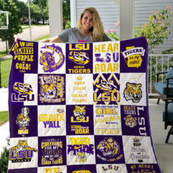 Lsu Tigers Quilt Blanket Rze1