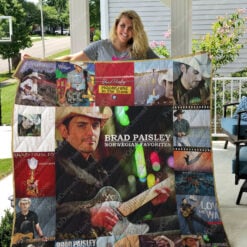 Brad Paisley 3 Quilt Blanket Quilt Rze1