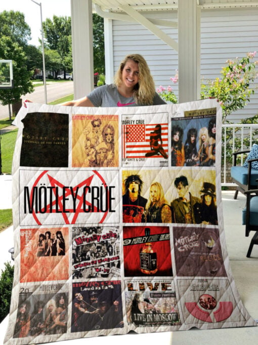 m motley crue albums quilt blanket for fans ver 14 768x1024 1 1