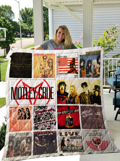 m motley crue albums quilt blanket for fans ver 14 768x1024 1