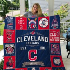 Cleveland Indians i2 Blanket Quilt Rze1