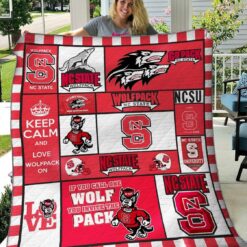 NC State Wolfpack Quilt Blanket Quilt Rze2