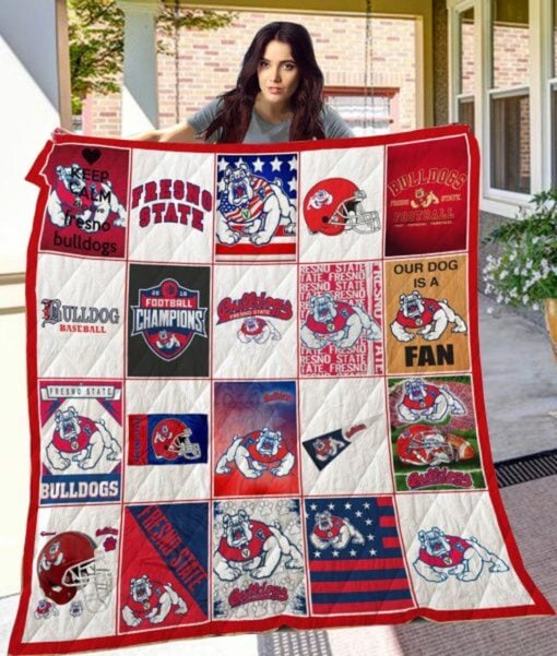 ncaa fresno state bulldogs 3d customized personalized quilt blanket 1415 design by dalabshopcom 7150 57671.1609736353 1