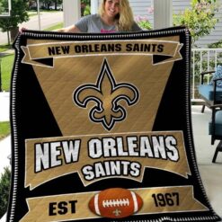 New Orleans Saints 2 Blanket Quilt TN
