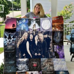 Nightwish 01 Quilt Blanket Quilt Rze1