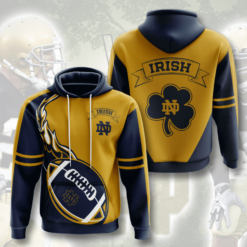 Notre Dame Fighting Irish Hoodie Zip Hoodie 3D TN