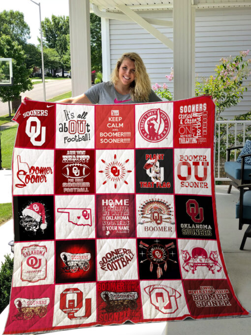 oklahoma sooners quilt blanket 1 1