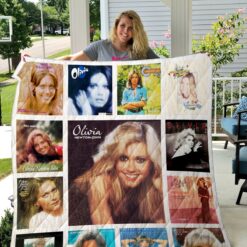 Olivia Newton John 1 Blanket Quilt TN