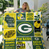 Green Bay Packers Lover Quilt  Blanket Rze2