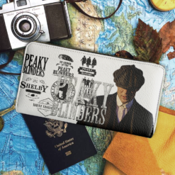 Peaky Blinders Leather Zip Organizer Wallet Rze2