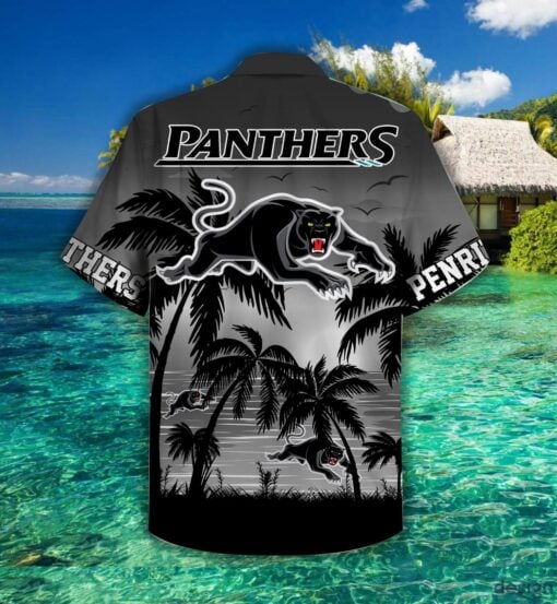 penrith panthers sunset hawaiian shirt for fans 1