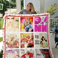 P!nk 1 Quilt Blanket Rze1