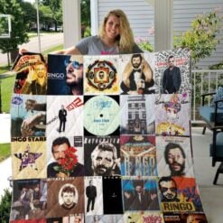 Ringo Starr Blanket Quilt Rze1