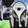 Colorado Avalanche a001 Fleece Jacket Rze1
