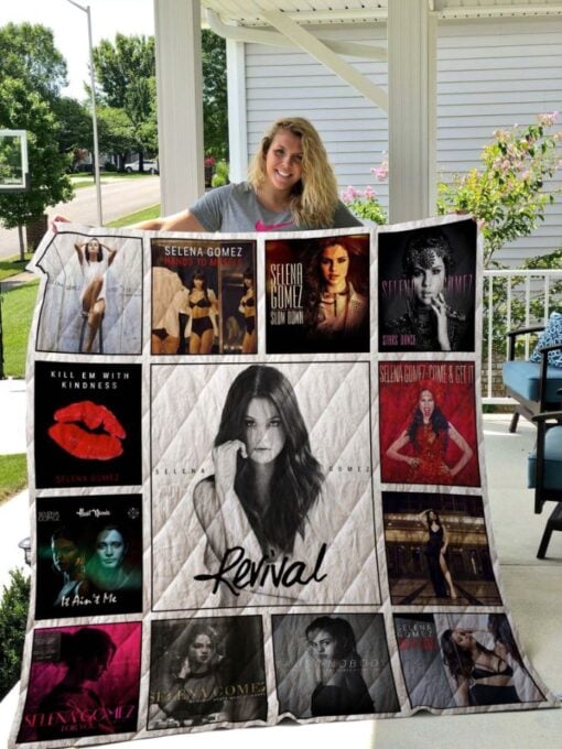 selena gomez quilt blanketnzzpf