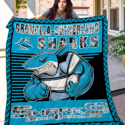 Cronulla Sharks Blanket Quilt Rze2