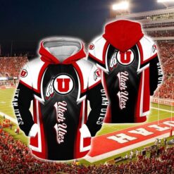 Utah Utes Hoodie Zip Hoodie 3D Rze1