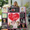 I Love Lucy 2 Blanket Quilt Rze1