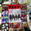 U2 Band Blanket Quilt Rze1