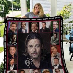 Brad Pitt Blanket Quilt Rze1