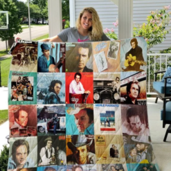 Merle Haggard 2 Blanket Quilt Rze1