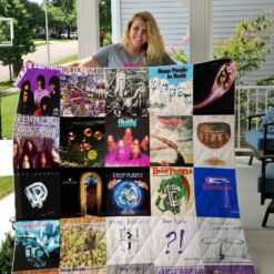 Deep Purple 1 Blanket Quilt Rze1