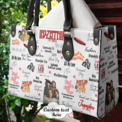 Led Zeppelin 1 Hand Leather Bag Rze1