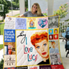 I Love Lucy 1 Blanket Quilt Rze1
