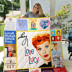 I Love Lucy 1 Blanket Quilt Rze1