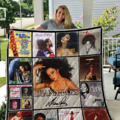 Diana Ross g1 Quilt Blanket Quilt Rze1