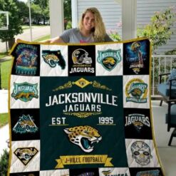 Jacksonville Jaguars Blanket Quilt Rze1