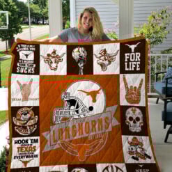 Texas Longhorns Blanket Quilt Rze2