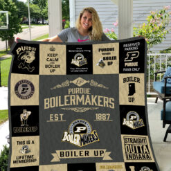Purdue Boilermakers 3 Blanket Quilt Rze1
